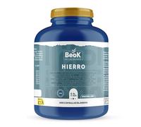 BEOK Hierro 365 Cápsulas Blandas - con Ácido Fólico y Complejo de Vitaminas B - Suplemento para la Formación de Glóbulos Rojos y Reducción del Cansancio - 1 Año de Suministro