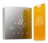 Beok Tuya Termostatos Inteligentes Termostato de calefacción Termostato WiFi Termostato Inteligente de Pared para calefacción de Agua Calefacción por Suelo Radiante Compatible con Alexa, Google 3A