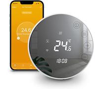 Beok Tuya Termostatos Inteligentes Termostatos de calefacción Termostato WiFi Termostato Inteligente de Pared para calefacción eléctrica por Suelo Radiante Compatible con Alexa, Google 16A