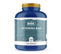 BEOK Vitamina B12 25 µg 365 Cápsulas - Suplemento Vegano para Energía, Sistema Nervioso e Inmunológico - Alta Absorción - Suministro para 1 Año