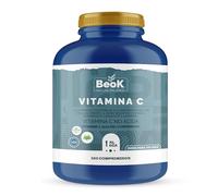 BEOK Vitamina C 1000 mg 120 Comprimidos - Suplemento de Alta Dosis para el Sistema Inmunitario y Protección Antioxidante - Suministro para 4 Meses - No Ácida y Suave con el Estómago
