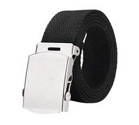 Beokeuioe Cinturón de lona 3D de paracaidistas en relieve con hebilla para hombre y mujer, militar, táctico, de moda, camuflaje, vaqueros, cintura, D-3, M