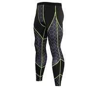 Beokeuioe Leggings largos de nailon para hombre, pantalones largos, deportivos, pantyhose pantyhose pantihose Lencería para hombre, mallas largas, pantalones de compresión para hombre, A2, verde., S