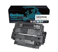 BeOne 1X CE255X 55X Cartucho de Tóner Compatible para HP Laserjet P3010 P3011 P3015d P3015dn P3015n P3015x Laserjet Enterprise 500 MFP M525dn M525f M525c (1 Negro)