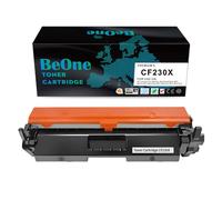 BeOne 1x Compatible con CF230X 30X Cartucho de Tóner Negro Compatible con Impresora HP LaserJet Pro M203dn M203dw M203d MFP M227d MFP M227fdw MFP M227fdn MFP M227sdn (1 Negro, con Chip)