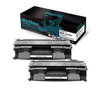 BeOne 2X Sustitución con 80A CF280A 80X CF280X Cartucho de Tóner Compatible para Impresora HP LaserJet Pro 400 M401a M401d M401n M401dn M401dne M401dw M425dn M425dw (2 Negro)