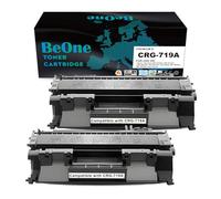 BeOne 2X Sustitución con CRG-719A CRG 719A Cartucho de Tóner Compatible con Impresora Canon I-Sensys MF-5850DN MF-5960dn MF-5880dn MF-5950dw LBP-6300dn LBP-6310dn LBP-6650dn LBP-6670dn (2 Negro)