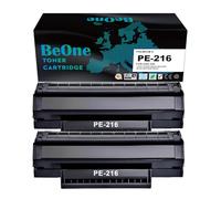 BeOne 2X Sustitución con PE-216 PE216 PE 216 Cartucho de Tóner Compatible con Impresora Pantum P2506 P2506W M6506 M6506N M6506NW M6506W M6556 M6556N M6556NW M6606 M6606N M6606NW (2 Negro)