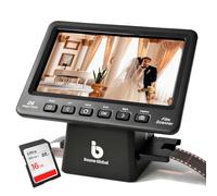 BEONEGLOBAL ClearScan P7 - Escáner de película con tarjeta SD, LCD de 7 pulgadas, versión mejorada, 24 MP de alta resolución de 35 mm/135/126/110/Super 8 convertidor de película y diapositivas
