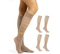 BEONTOP by Gambetti Medias de Compresión Mujer 40 Den 15-16 mmHg - Calcetines Compresion Mujer Graduada para Varices, Circulación y Descanso - Made in Italy