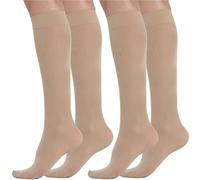 BEONTOP by Gambetti Medias De Compresión Mujer Fuerte 140 Den 2Pzs - Calcetines Compresion Mujer Graduada 18-22 mmHg Para Piernas Cansadas, Soporte Circulatorio y Preventivo - Made in Italy