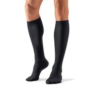 BeOnTop Medias Compresion Hombre Descansantes 14-17 mmHg - Calcetines Compresivos para Viajes, Trabajo, Deporte, Piernas Cansadas, Varices, Circulación - Made in Italy