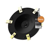 BEOS Ajuste del cortacésped robótico Dreame A1 y A2 | Para 6 cuchillas - Disco con cuchillas reforzado con fibra de vidrio - Ø 190 mm - Fabricado en Alemania