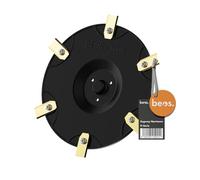 BEOS Disco de Cuchillas para 6 Cuchillas - para Segway Navimow H-Series | Disco de cuchillas reforzado con fibra de vidrio - Ø 180 mm - Modelos H500|H800|H1500|H3000 - Fabricado en Alemania