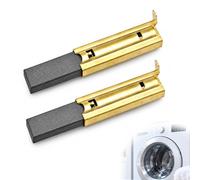 Beoveo 2 piezas Escobillas de carbón L94MF7 para motor de lavandería | Par de escobillas de carbón, bloque 5 x 13,5 x 39,6 mm, conjunto metálico, reemplazo simple