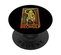 Beowulf Inglés Anglo-Sajón Vikingo Escandinavo Mito Poema PopSockets PopGrip Adhesivo