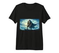 Beowulf se enfrenta al Destino esperándolo Saga de mitos nórdicos Camiseta Premium