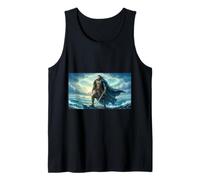 Beowulf se enfrenta al Destino esperándolo Saga de mitos nórdicos Camiseta sin Mangas