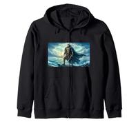 Beowulf se enfrenta al Destino esperándolo Saga de mitos nórdicos Sudadera con Capucha