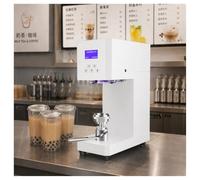 BeoyNot Selladora Comercial 370 W, máquina selladora semiautomática, Altura Ajustable 11,5-17 cm, con Contador Inteligente y Pantalla LED, para Bebidas White