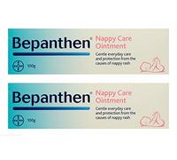 Bepanthen 2 ungüentos de 100 g para el cuidado de pañales: ayuda a la recuperación natural de la piel, protege de irritantes, hidrata la piel