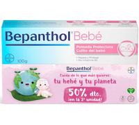BEPANTHOL Crema Culito Bebé Pomada Protectora con Pro-Vitamina B5 - Crema para Irritaciones - Crema Pañal - Crema Bebe Recién Nacido - 2x100 g