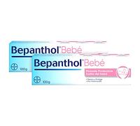 BEPANTHOL Crema Culito Bebé Pomada Protectora con Pro-Vitamina B5 - Crema para Irritaciones - Crema Pañal - Crema Bebe Recién Nacido - 2x100 g