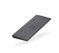 bepco rampa de bordillo, 50 x 25 x 4 cm de Caucho (Negro), con Arandelas integradas en la rampa para su fijación