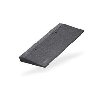Bepco - Rampa para bordillo de acera, medidas: 50 x 25 x 5 cm, de goma (negro). Rampa de carga, rampa para umbral de puerta, con arandelas insertadas para atornillar