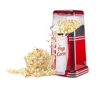 BEPER 90.590 Pop Corn Retro Máquina para Hacer Palomitas, 630 W, 260 milliliters, Plastic, Blanco/Rojo
