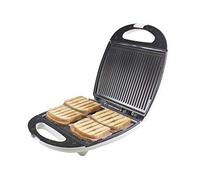 BEPER 90.620 Maxi Toast & Grill, Tostador Grill 4 Rebanadas, Estructura exterior de baquelita, Maxi placas antiadherentes de 28 x 21cm, 1300 W, Blanco