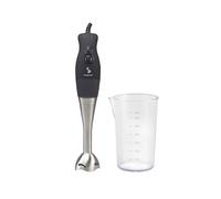 BEPER BP.654 Batidora de inmersión con Vaso, 220 W, 650 milliliters, ABS, 2 Velocidades, Gris/Negro