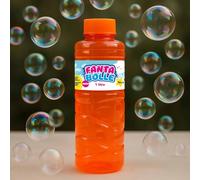 BEPER Burbujas 1 litro - Botella resellable con Varita de Burbujas - Líquido microbiológicamente testado - Ideal para niños a Partir de 36 Meses y envase de Recambio para máquinas de Burbujas