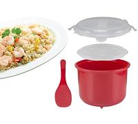 BEPER C106CAS001 Olla arrocera para microondas, Olla arrocera para microondas,2.6L, Cereales, Legumbres, Cuscús, Sin BPA