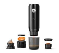 BEPER P101CAF250 Cafetera Espresso Portátil Recargable 3 en 1- Compatible con cápsulas Nespresso®, Dolce Gusto® y café molido, 19 bares, inalámbrica, calentamiento integrado, USB-C