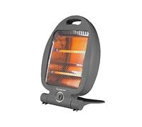 BEPER P203PAN004 Estufa de cuarzo, 400/800W, Calentamiento rápido, 2 niveles de potencia, 2 resistencias, Función ecológica, Apagado automático, Gris