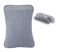 BEPER P203TFO002 Bolsa de agua caliente eléctrica con forro suave, inalámbrica, con compartimentos para las manos - Se calienta en 15 minutos, conserva el calor durante 2 horas, antisobrecalentamiento