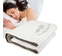 BEPER P203TFO101 Calentador eléctrico individual para cama, 150 x 80 cm, 3 niveles de temperatura, mando extraíble, lavable a máquina, apagado automático de seguridad.
