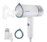 BEPER P204FER210 Vaporizador de Ropa Vertical Portátil y Plegable - 1200 W, Vapor Continuo de 18 g/min, Depósito Extraíble de 100 ml, Incluye Cepillo Recogepelusas, Apto para Todo Tipo de Tejidos