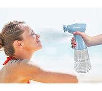 BEPER P206VEN440 Mini nebulizador, depósito de 350 ml, ABS/PET, palas de EVA blanda, función pulverizador y nebulizador, funciona con pilas