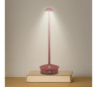 BEPER P207ILI151 Lámpara de mesa recargable inalámbrica, 3 colores, regulable, USB tipo C incluido, portátil para escritorio, mesita de noche o mesa