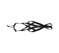 bephible Arnés elástico para perro, soporte para el pecho para mascotas, seguro que aquí tienes un título de producto para trineo reflectante, correa cómoda y ajustable, color negro, talla XL