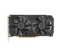 bephible Tarjeta gráfica con ventilador de refrigeración dual, juego de 6 pines, tarjeta gráfica para juegos de escritorio, accesorios para computadora, color negro