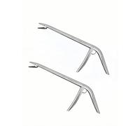 bepisof Paquete de 2 removedores de anzuelos de acero inoxidable de 12 pulgadas, removedor de anzuelos de alta calidad, alicates de pesca esenciales, herramienta de dientes dentados de agarre fuerte