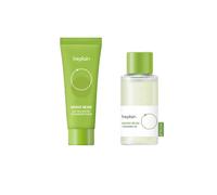 beplain - Mung Bean Cleansing Oil + Cleansing Foam Travel Set