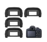 BEPSYOM 4 Piezas Goma Ocular, Visor Cámara Ocular, Okular para Cámara, Compatible con EOS 100D 550D 650D 600D 700D 750D 760D Negro