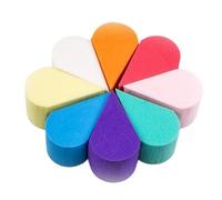 BEPSYOM 8 Pcs Esponjas de Maquillaje Set Beauty Blender para Cara, Nariz y Ojos - Contorno, Base, Polvo, Corrector y Iluminador