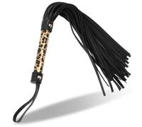 BEPSYOM Látigo de Cuero, Herramienta de Entrenamiento Diario para Caballos, Riendo para Salto y Carreras, Escobillón con Flecos, Accesorios para Disfraces, Deportes al Aire Libre, Fusta Equitación