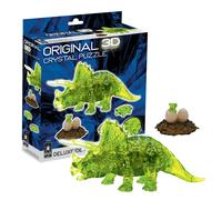 BePuzzled, Triceratops with Baby Deluxe Original 3D Crystal Pu (Importación USA)