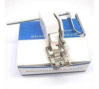 Bequilter Even Feed Walking Foot Prensatelas #SA140 con guía de edredón para máquina de coser Brother